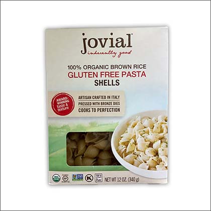 12 oz. Box of Brown Rice Gluten Free Pasta Shells