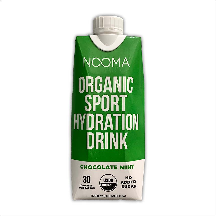 A package of Nooma Organic Sport Hydration Drink