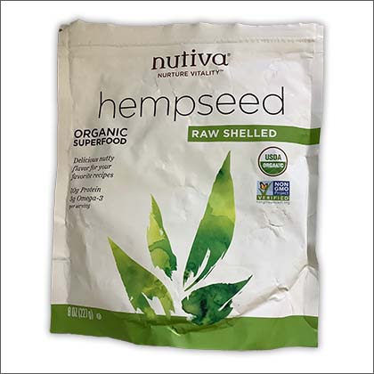 Bag of Nativa Hempseeds